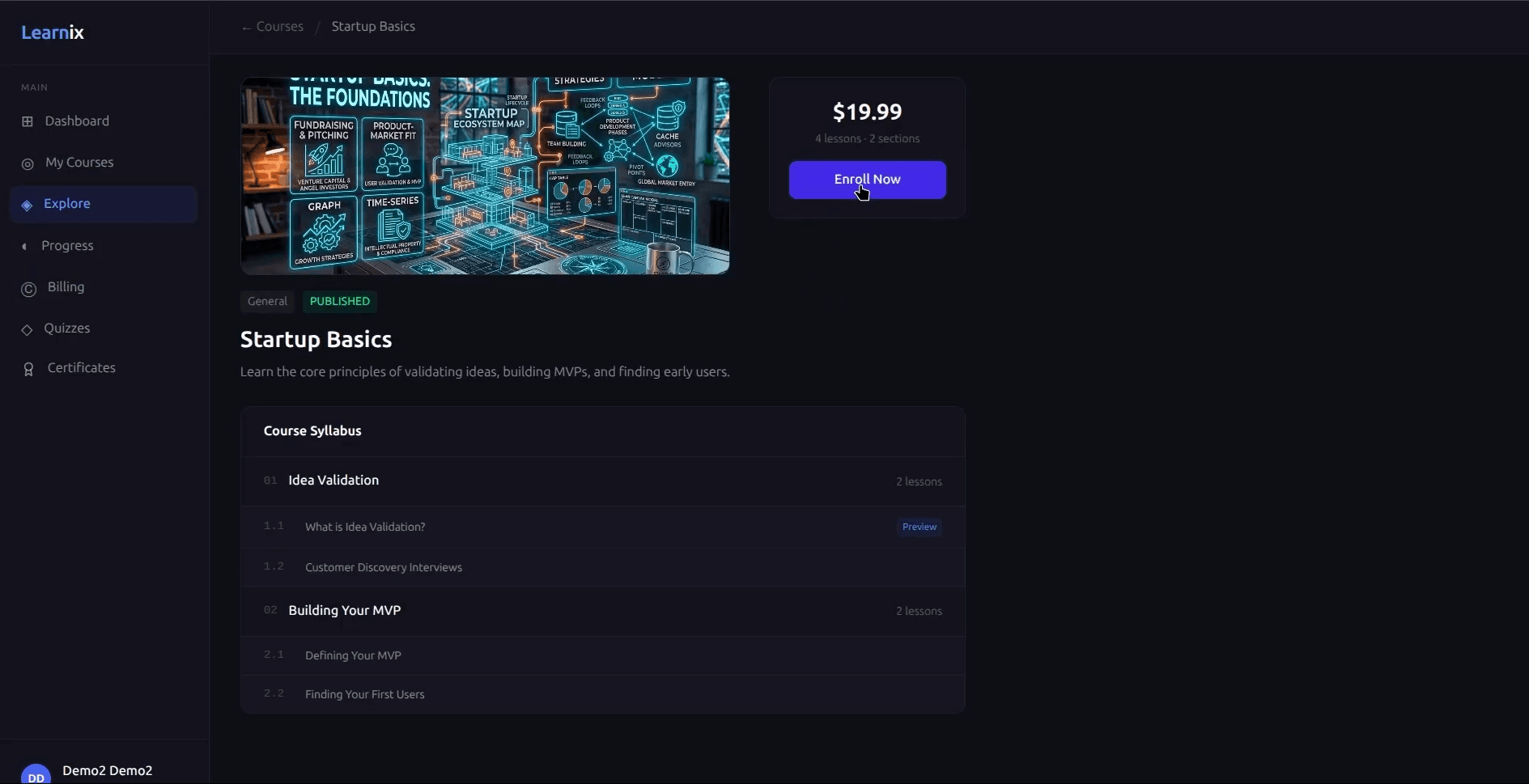 Learnix - Online Learning Platform screenshot 1 of 5