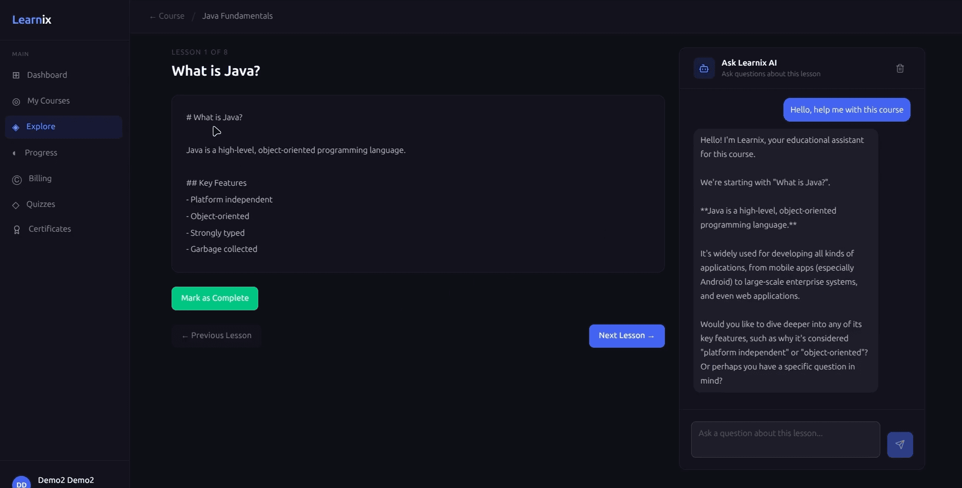 Learnix - Online Learning Platform screenshot 4 of 5