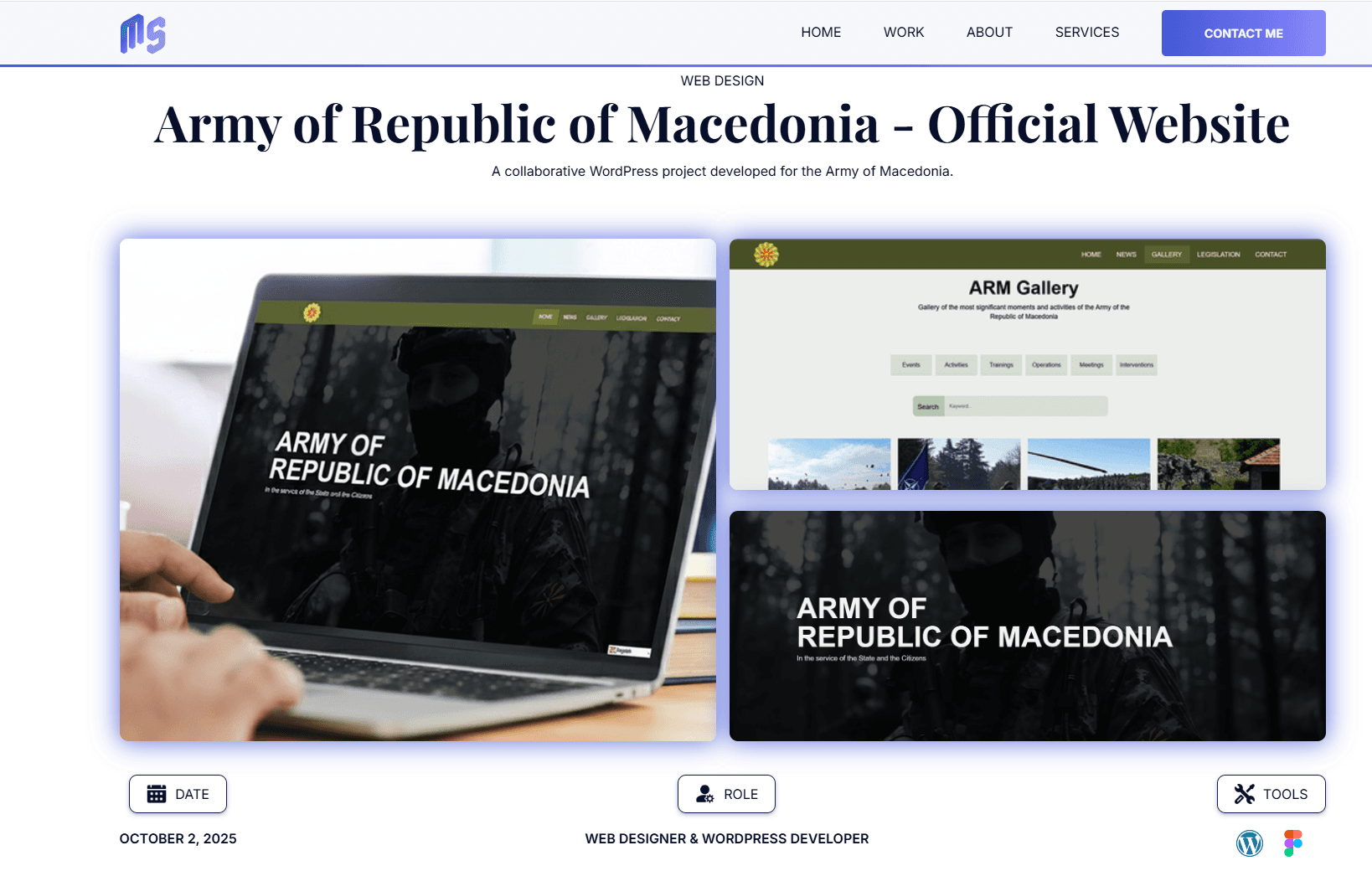 Webflow Portfolio Website screenshot 3 of 4
